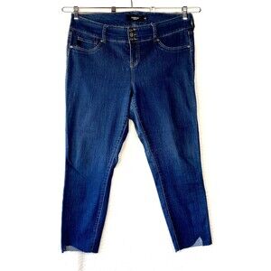 Torrid Jeans Womens 18 plus Skinny Raw Hem Ankle Denim Stretch